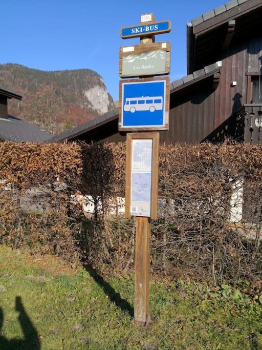 Bel Appartement En Residence Avec Piscines Samoëns Exteriör bild